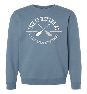 Lake Life Is Better Oars Personalized Crew